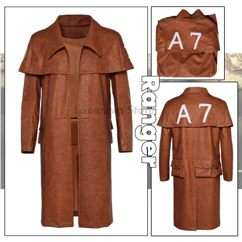 الحارس تأثيري حلي الملابس الموحدة تأثيري معطف فقط لعبة الزي اليومي أداء فستان للجنسين حفلة الهالوين تأثيري