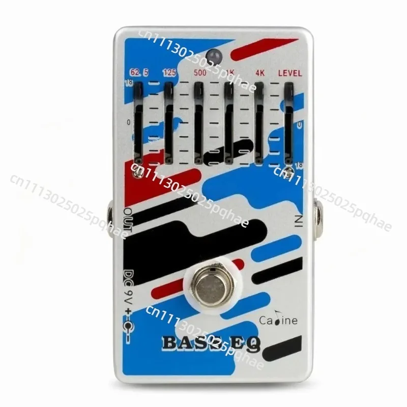 EQ equalizer, single block 6-segment 10-segment adjustment, electric acoustic guitar bass universal gain control 2 outputs