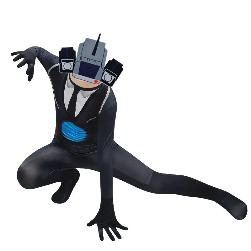 Skibidi Toilet Costume Cosplay Divertente Altoparlante Uomo Tv Man Camcorderman Costumi Gioco horror Figura Abbigliamento per bambini Regali per adulti