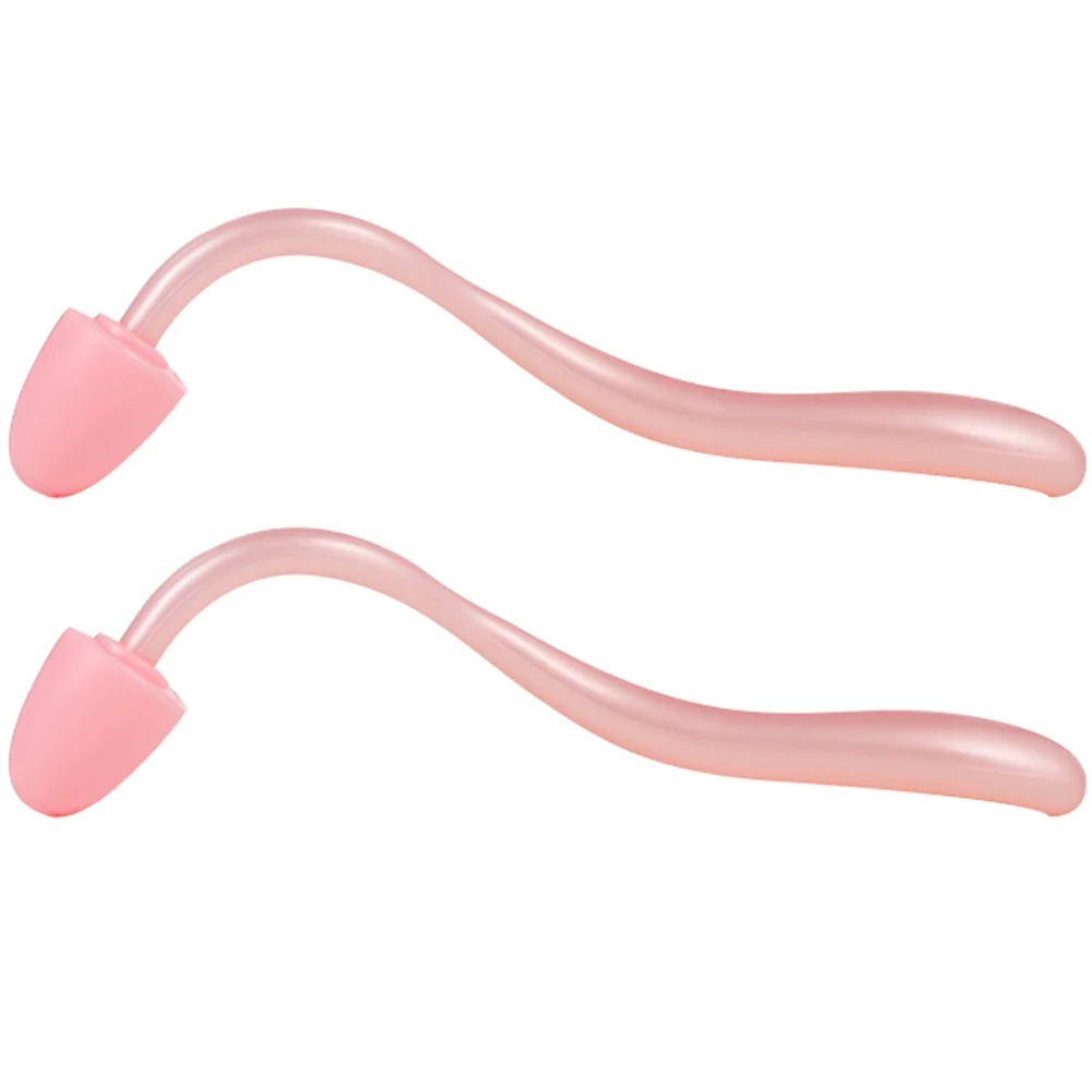 

2 Pcs Massager Nose Bridge Relax Rod Beauty Roller Shaping Pink Facial Tool Massaging Wheel