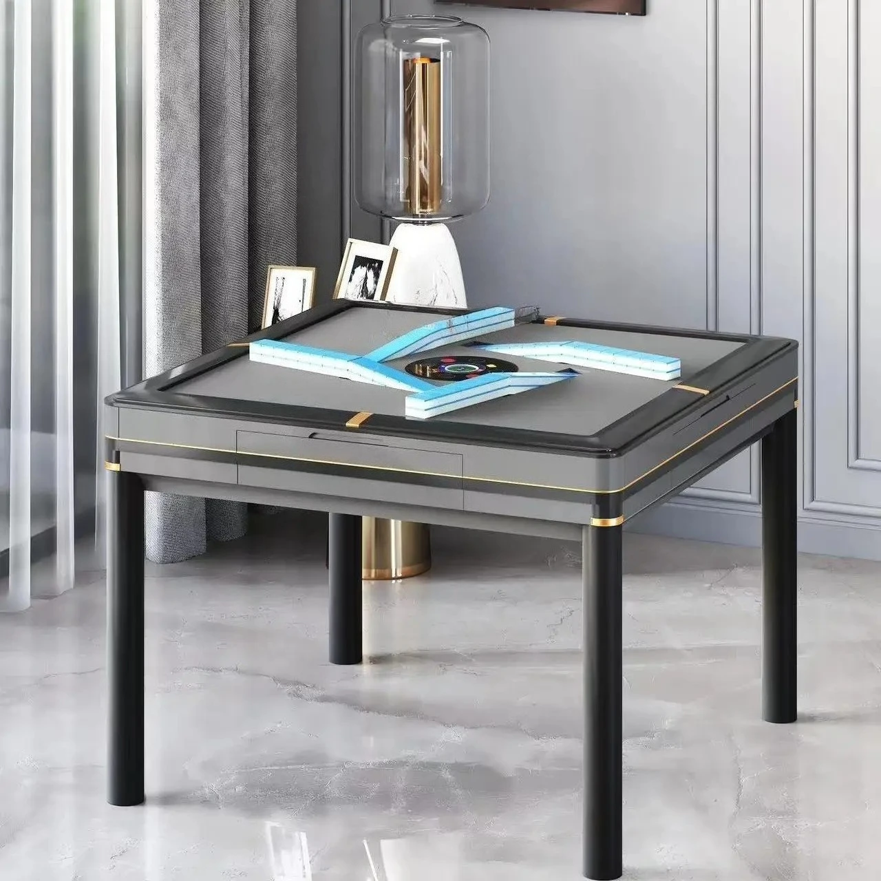 TQH household automatic big-name mahjong machine large countertop chess and card mahjong table