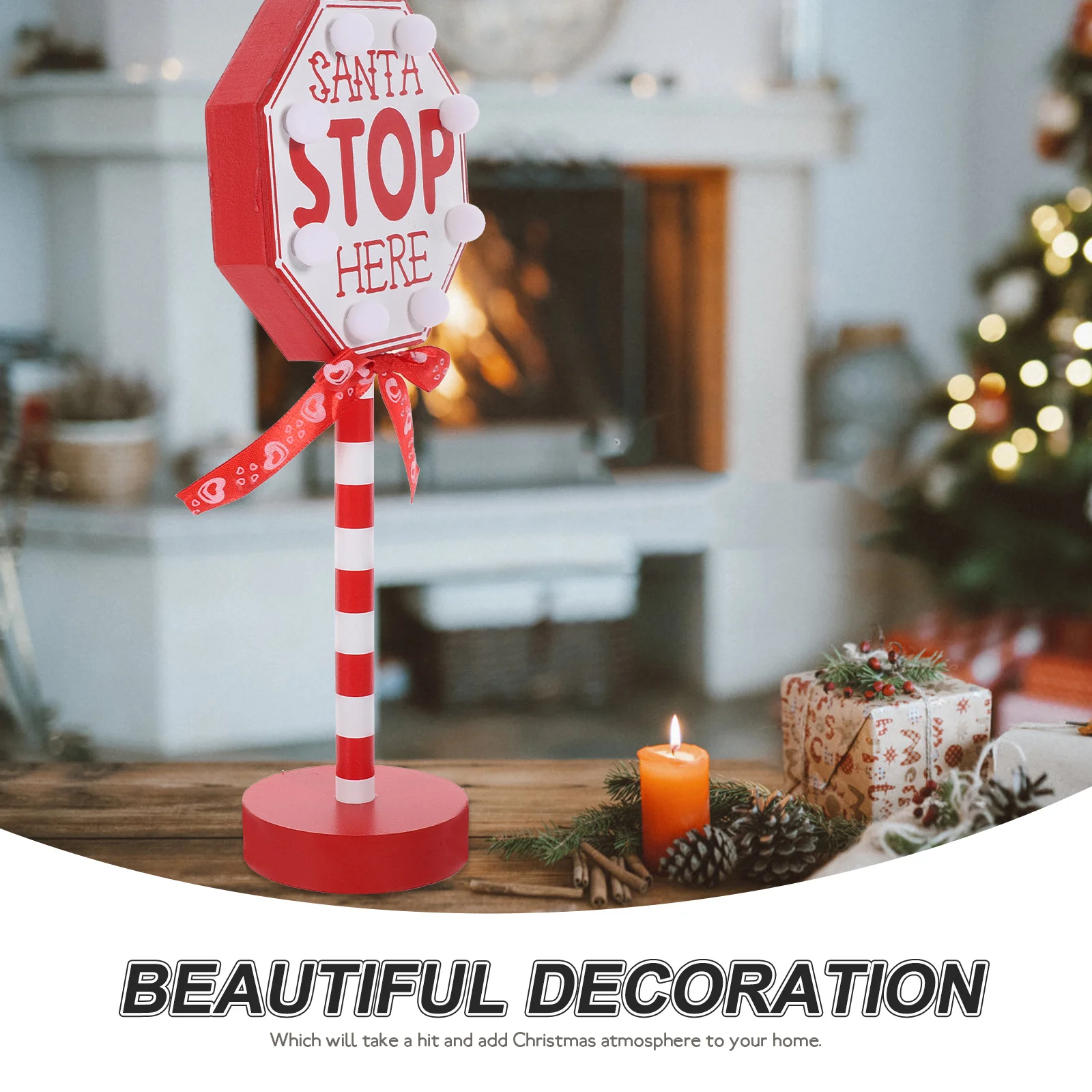 

Wooden Christmas Light Decorative Lamps Outdoor Durable Festive Yard Porch Garden Party Home Decoration Easy Install xmas lights