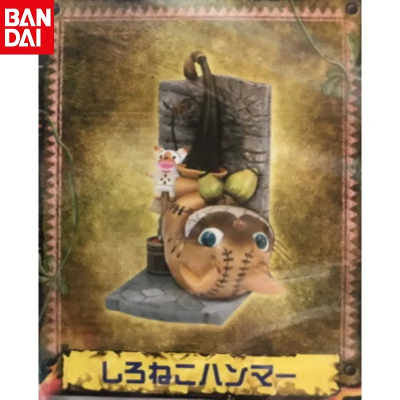 BANDAI Monster Hunter Fire Dragon Equipment Weapon Hunting Props Gashapon Action Figures Collect Model Toys