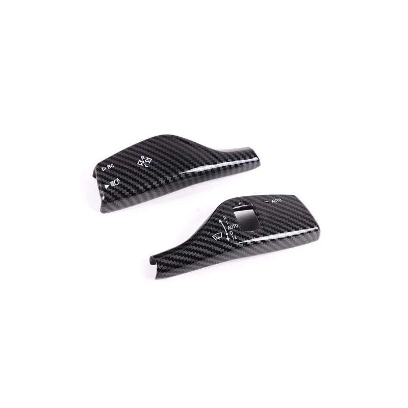 Car Turn Signal Wiper Lever Switch Trim Cover For BMW 3/5/7 Series X1 X3 X4 X5 X7 F15 F16 F49 F52 G01 G02 G05 Interior Parts