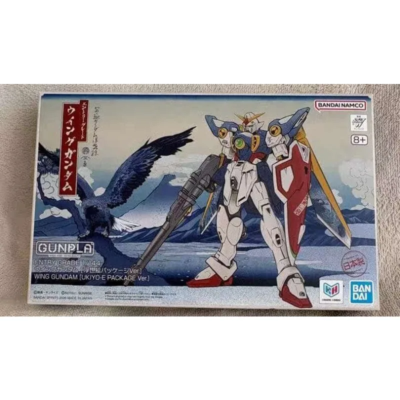 In Stock Bandai Entry Grade 1/144 RX-78-2 Wing Strike Gundam Ukiyo-e Package Ver. 3Kits Set Collectible Toy Holiday Gift