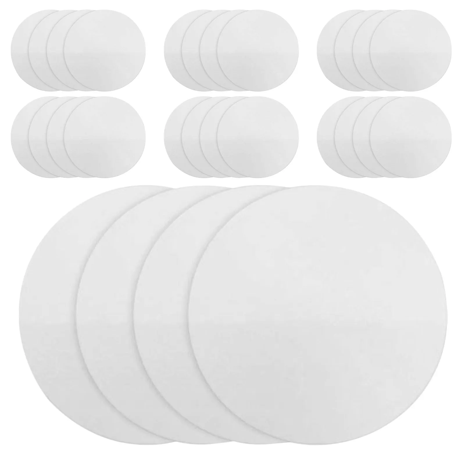 300Pcs Fast Qualitative Filter Paper Circles Rapid Filtration Lab Testing Supplies for Chemistry Experiments Science Lab