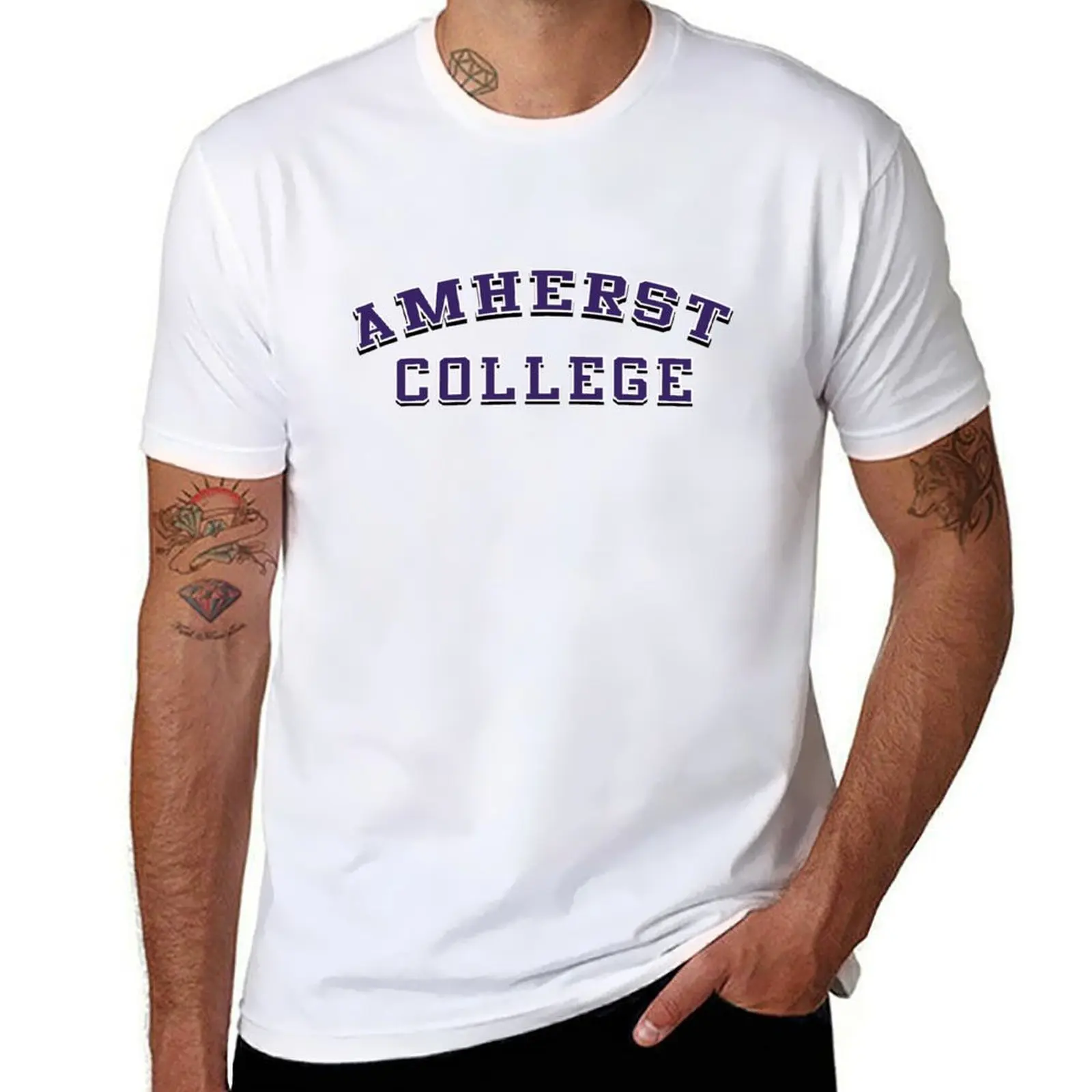 

Amherst College T-Shirt t shirts for man cotton funny man t shirts for men casual printed t shirts for man T-Shirt