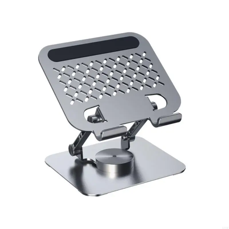 896f محمول كمبيوتر محمول حامل قابلة للطي قاعدة الدفتر الدفتر حامل 360 درجة قابلة للتدوير كمبيوتر محمول قوس تبريد الكمبيوتر #4