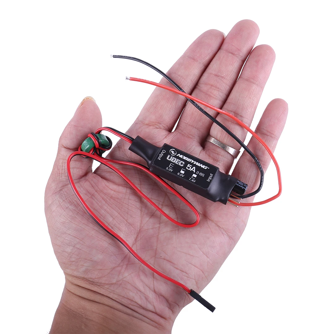 Módulo Redutor de Tensão Hobbywing Ubec-v2-Air 5v6v7.4v Suporta Bateria de Lítio 2-8s 5A