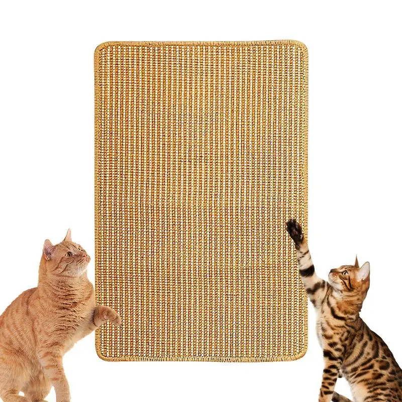 Cat Scratching Pad Self-adhesive Cats Scratch Board Sofa Diy Cat Crawling Mat Toys Trimmable Carpet Pet Supplies Accessories