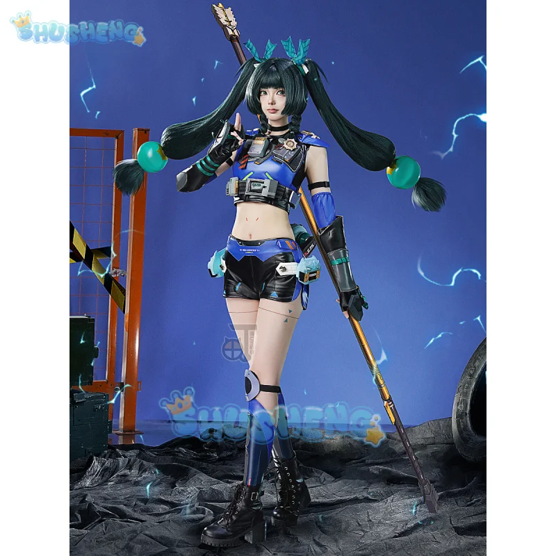 Qingyi Cosplay Spiel Zenless Zone Zero Kostüm Perücke sexy Mode Halloween Uniformen Karneval Party Outfit Männer Frau