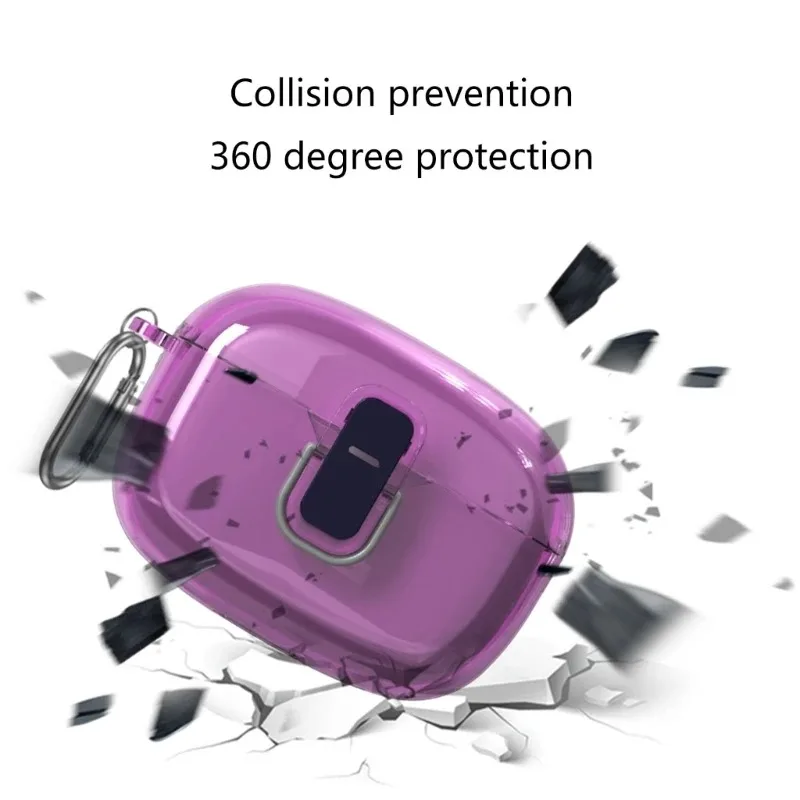 Custodia protettiva per JBL Vibe Beam/Wave 200TWS con gancio All Around Defense Custodia resistente ai graffi Custodia sicura