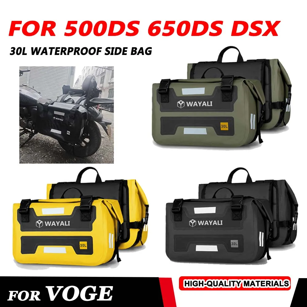 For Loncin VOGE 500DS 500DSX 500 DSX DS 650 DSX Motorcycle Saddlebag Side Bag Outdoor Travel Waterproof Luggage Storage Bag