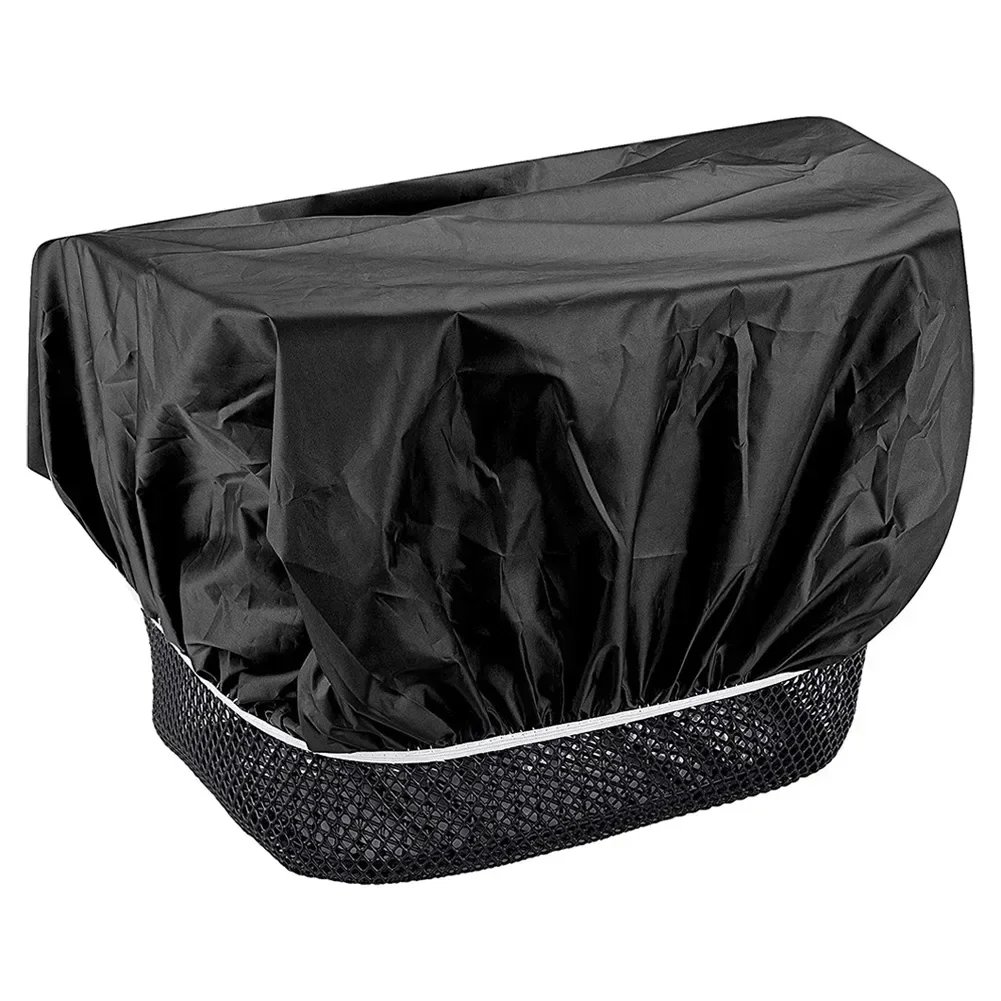 Bicycle Basket Waterproof Bicycle Basket Cover With Elastic Straps And Luggage Net Protect Your Cargo From Rain And Mud!