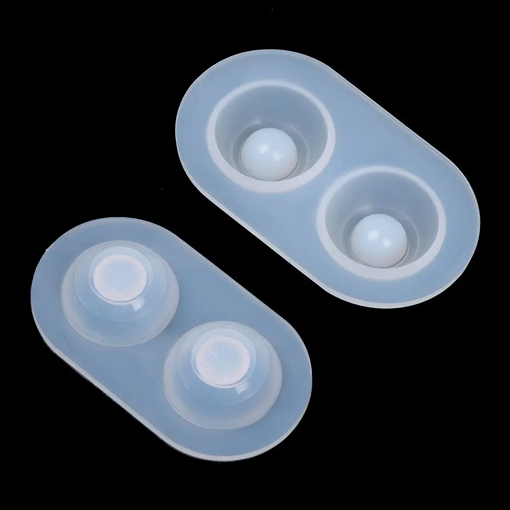 أدوات حرفية مصنوعة يدويًا بأحجام مختلفة، قالب صب السيليكون، قالب عيون نصف دائري، ملحقات مقل العيون