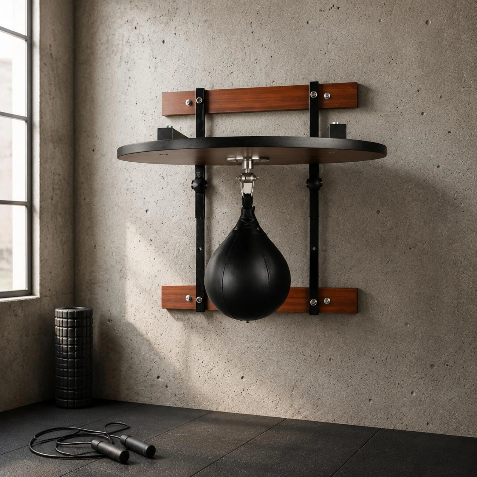 Wall Mounted Boxball Trainer Bearing-style Reflex Training Ball Sports Training Gear for Speed and Accuracy