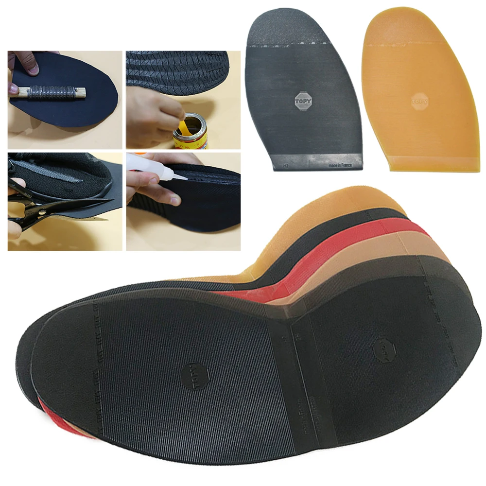 Rubber Shoes Sole For Men Women Non-Slip Shoe Forefoot Pads Multi-color Replacement Anti-slip Wear Resistant Mat Cushion Pad