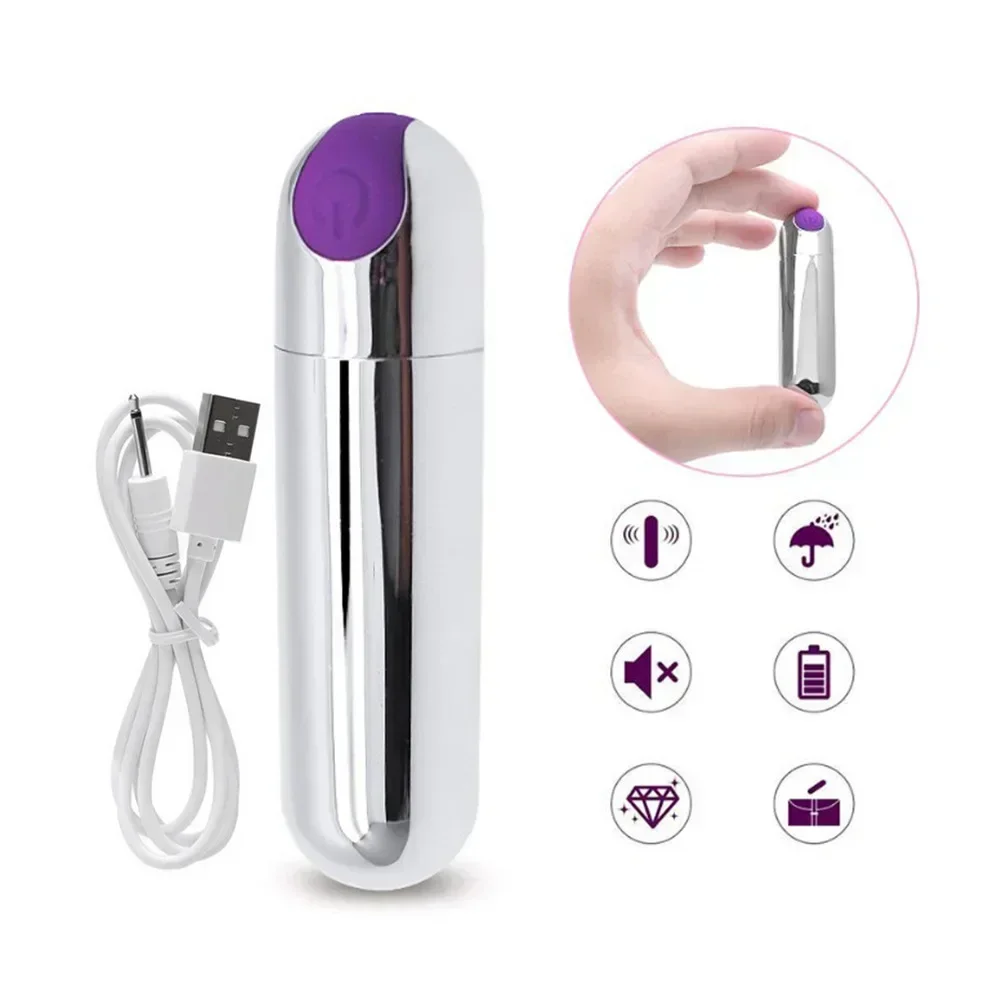 G-Spot Bullet Vibrators for Women Discreet Portable Sex Toys Small Powerful Bullets Vibrator Mini waterproof Clitoral Stimulator