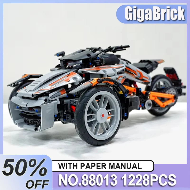 

MOYU 88013 MOC Crafted Sports Speed Motorcycle Model Set Building Blocks Bricks Educational Puzzle DIY Toys Christmas Gifts Kids