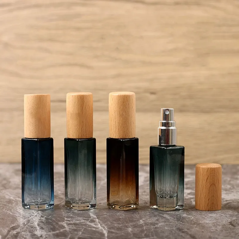 

5ml 10ml Glass Portable Refillable Perfume Bottle Cosmetic Container Press Empty Spray Atomizer Travel Small Sub bottle