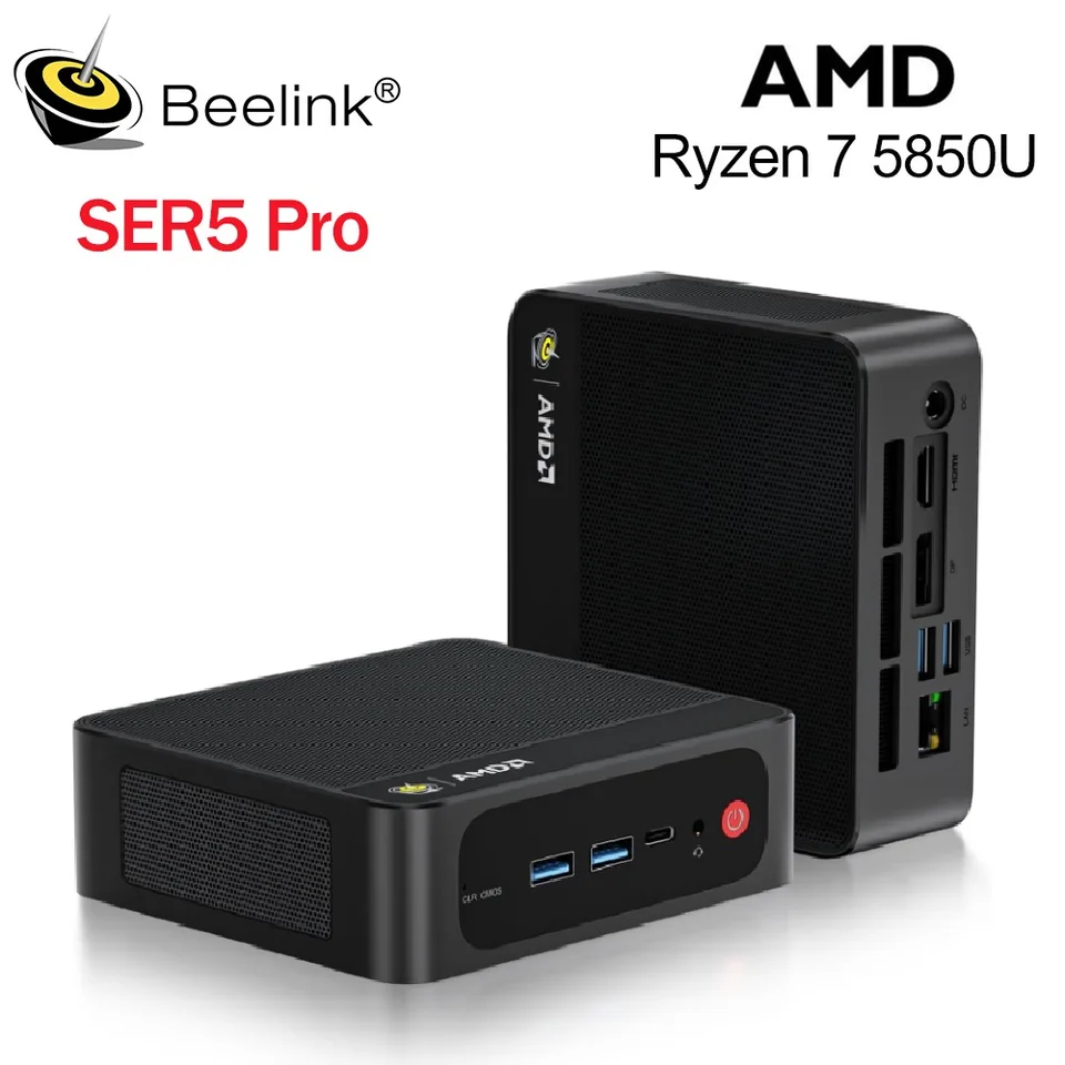 Beelink SER5 Pro AMD Ryzen7 5800H/5850U/ Ryzen5 5625U Mini PC 16GB