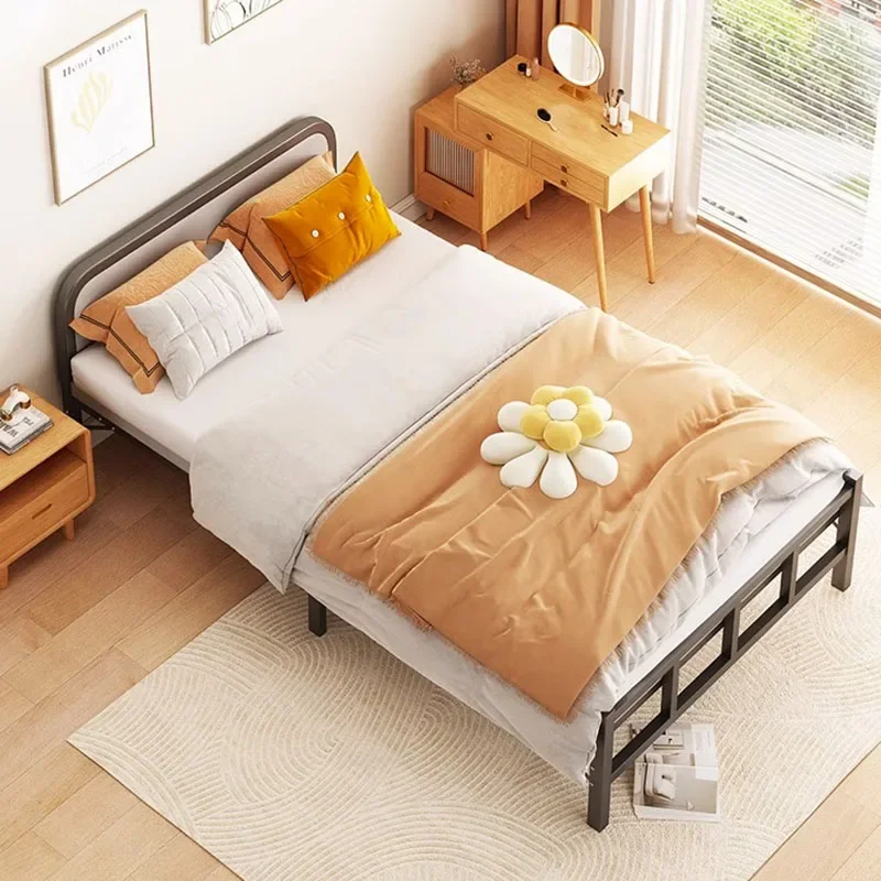 Apartment Free Shipping Bed Design Adjustable Light Luxury Small Family Bed Ltalian Style High Quality Cama Plegable Furnitures