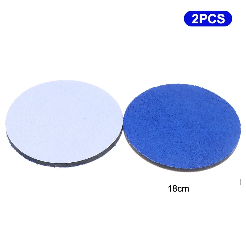【YY】2Pcs 2026 Microfiber Polishing Pad 2/3/4/5/6/7inch For Cars Body Polish Wax Buffer Pad Wash Cleaning Micro Fiber Polishing