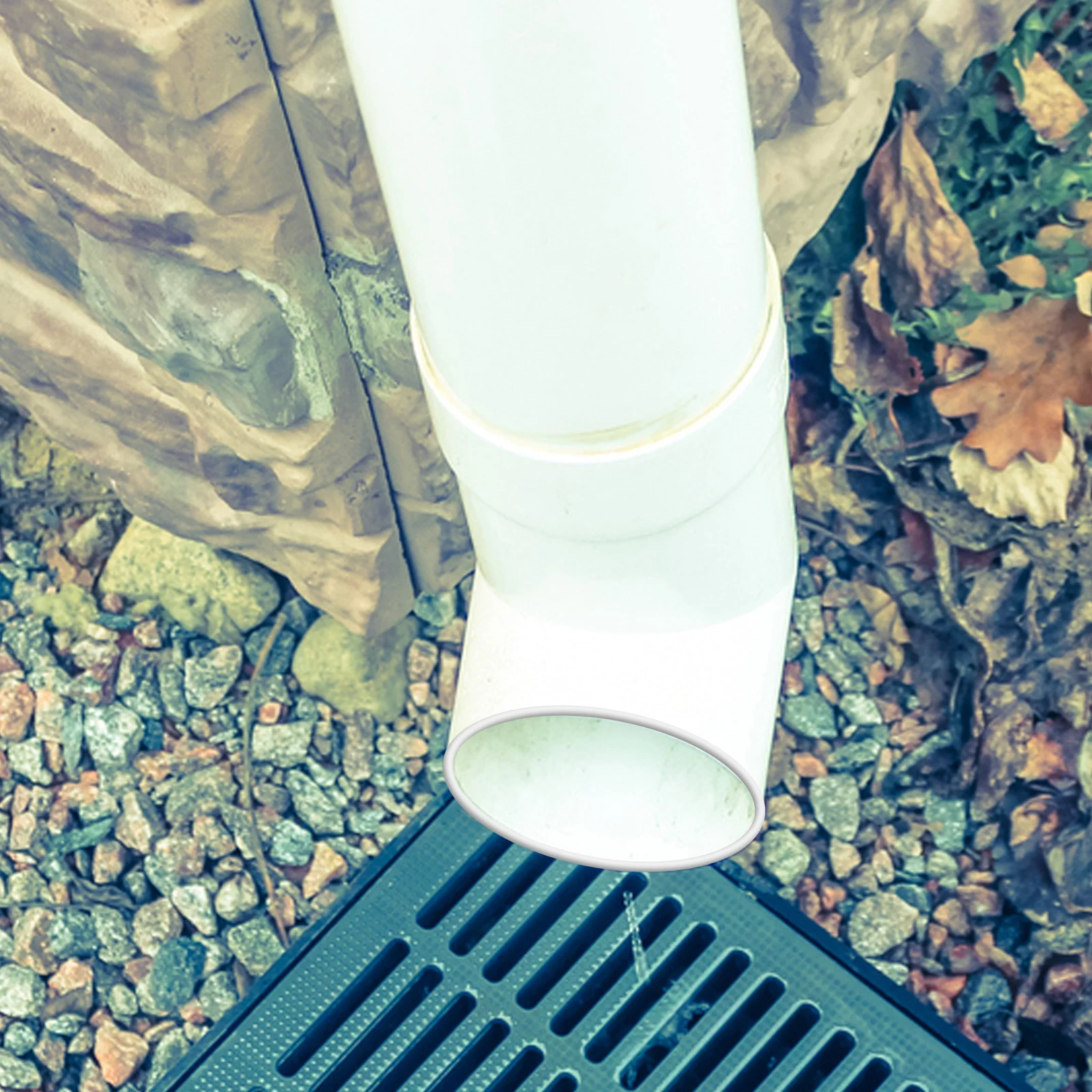 2Pcs Downspout Mouth Covers Guttering Safety Caps Protect Pets from Sharp Edges Simple Installation