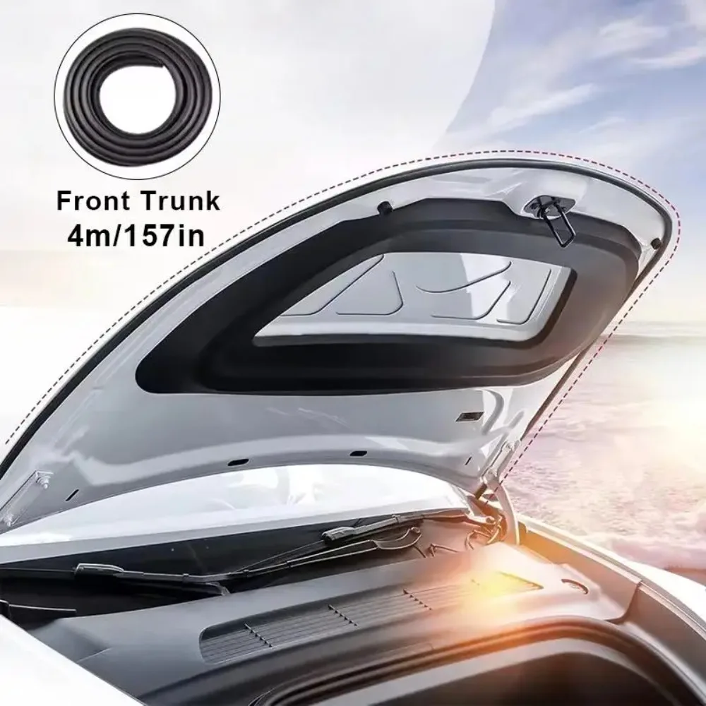 Für Tesla Model 3/Y/X/S Autotür-Kantendichtungsstreifen Gummi-Wetterschutzleiste Wasserdichter Schalldämpfender Auto-Dichtungsstreifen – Detail 7
