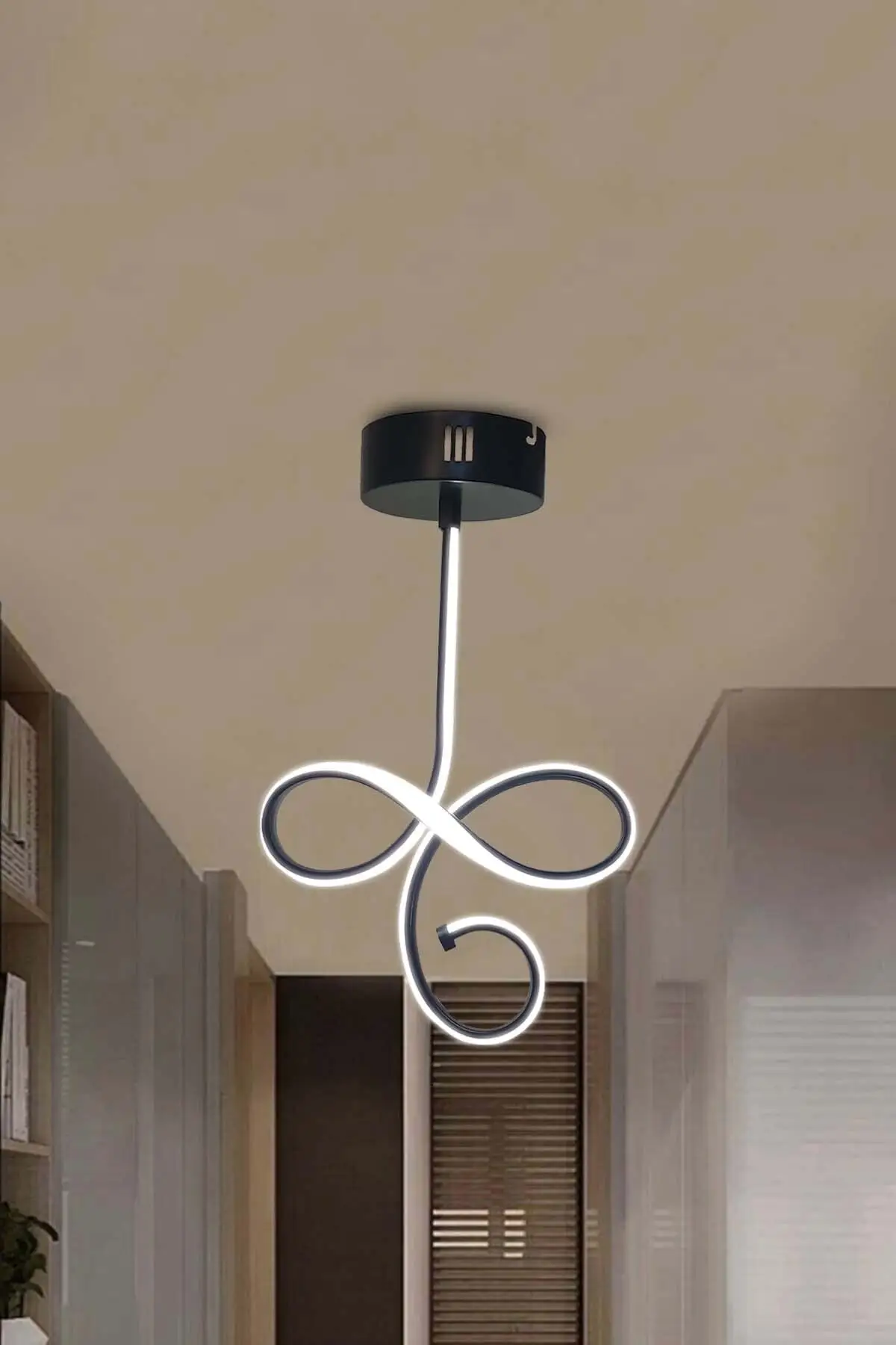 

DOLBOVI Modern black pendant Luxury light Led chandelier 1 year white light Led chandelier 1 year company guaranteed