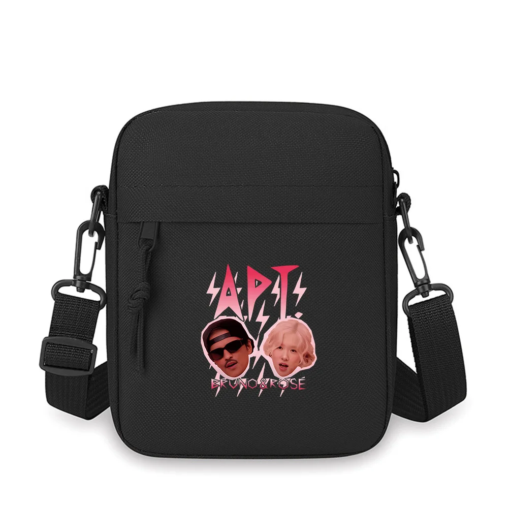 

ART graphic with faces and lightning Men Crossbody Bag Single Shoulder Women Cartoon Anime Film Printing Design Unisex