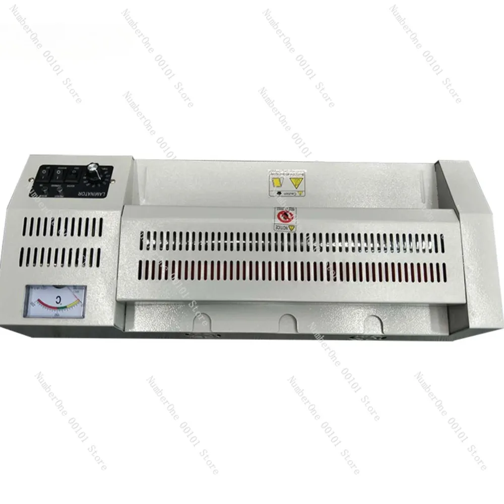 Photo Plastic-Envelop Machine Household Steel Casing Cold Mounting Laminator 4 Roller with Handwheel Laminator