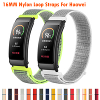 16MM Nylon Loop Straps For Huawei TalkBand B6/B3 Smart Bracelet Wristband Sports Strap For Huawei Band B6 Watch Correa Accessory