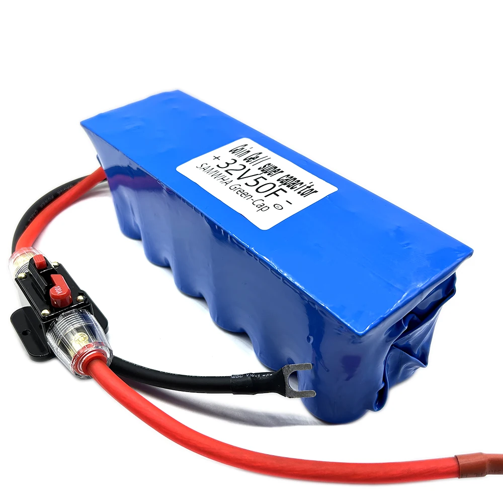 SAMWHA Green-Cap 32V50F Automobile 2.7V600F Large Capacity Auxiliary Lighters Improve Power And Energy Backup Power Supply