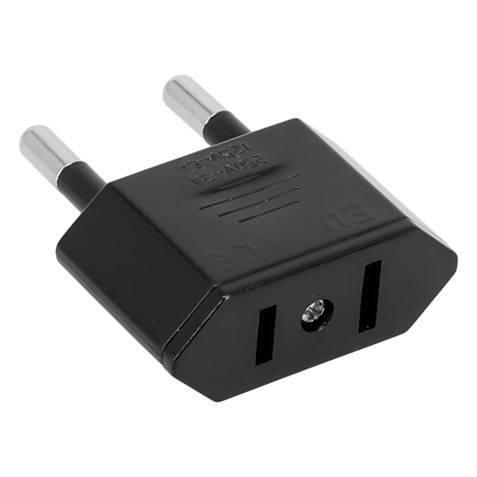 

EU Adapter Travel Converter Adapter America To EU Electrical Adapter Socket Black All Copper Environmentally Friendly Connector