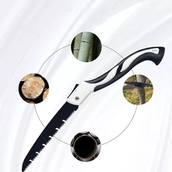 ZK30 SK5 Lama in acciaio Sega pieghevole Lavorazione del legno Sega a mano Sega da giardino per uso domestico Sega per potatura Sega pieghevole Sega per taglio del legno Seghetto