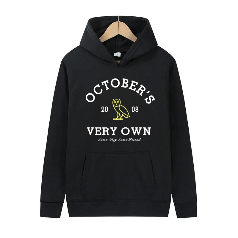 

October fashion printed hoodie men's loose fashion pullover street casual Harajuku hip-hop cool sportswear