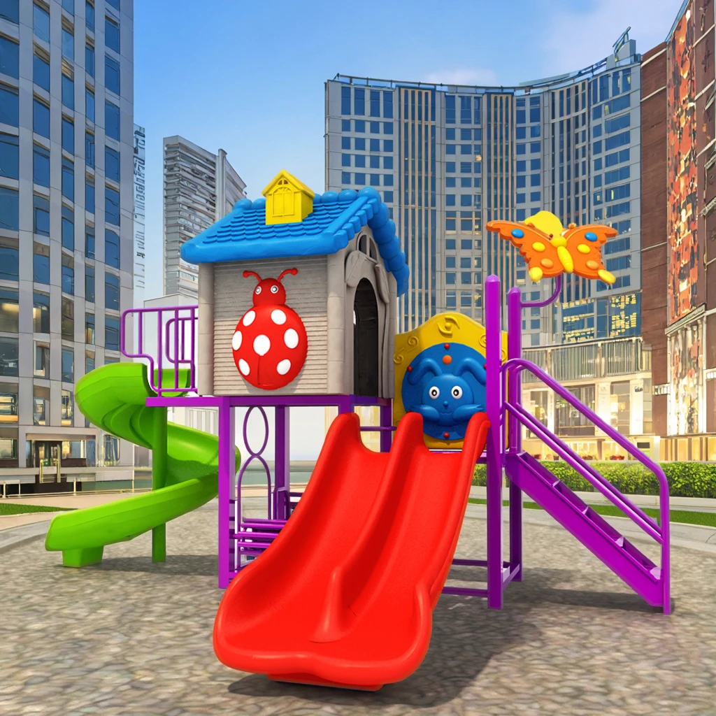 

Customize Large - Scale Outdoor Metal Amusement Facilities, Children's Plastic Slides, and Playground Equipment.