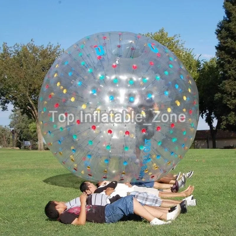 Aufblasbarer Rollball aus PVC/TPU-Material, aufblasbarer Zorb-Ball, menschliche Größe, 3M Zorbing-Ball für Spiele im Freien, günstig