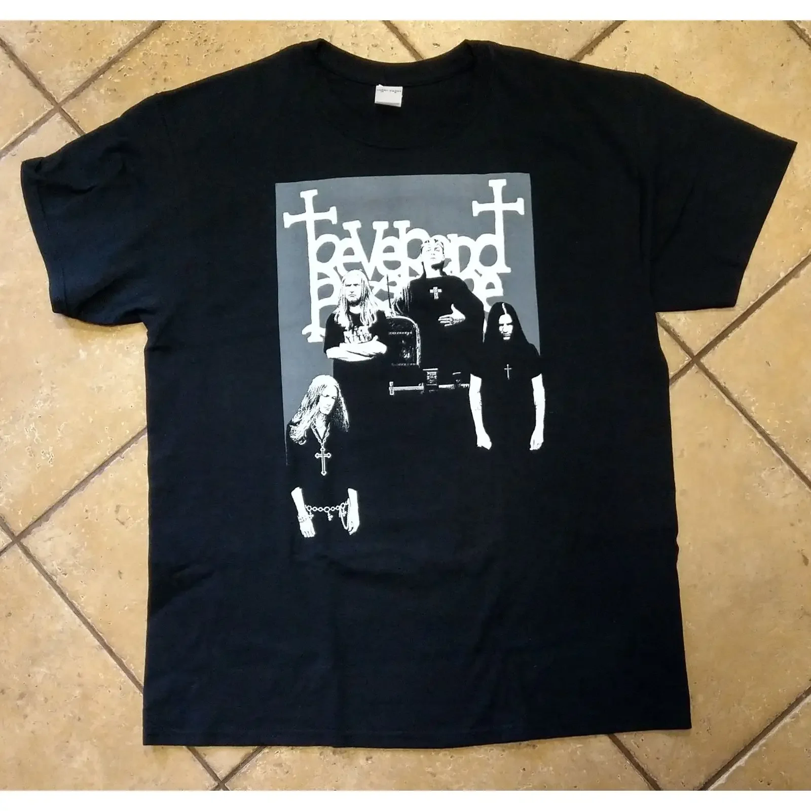 REVEREND BIZARRE Band Foto T Shirt Official vintage Washed designer clothes Soft fashion Unisex Casual streetwear Breathable