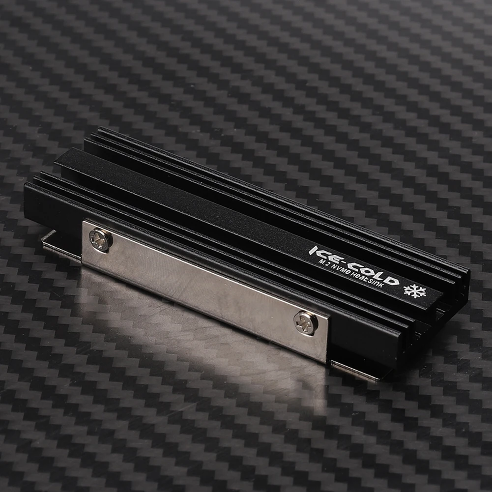 Dissipador de calor SSD M2 NVME 2280, Unidade de disco de estado sólido, Refrigerador do radiador com almofada térmica de silicone, Refrigeração para PC Desktop PS5