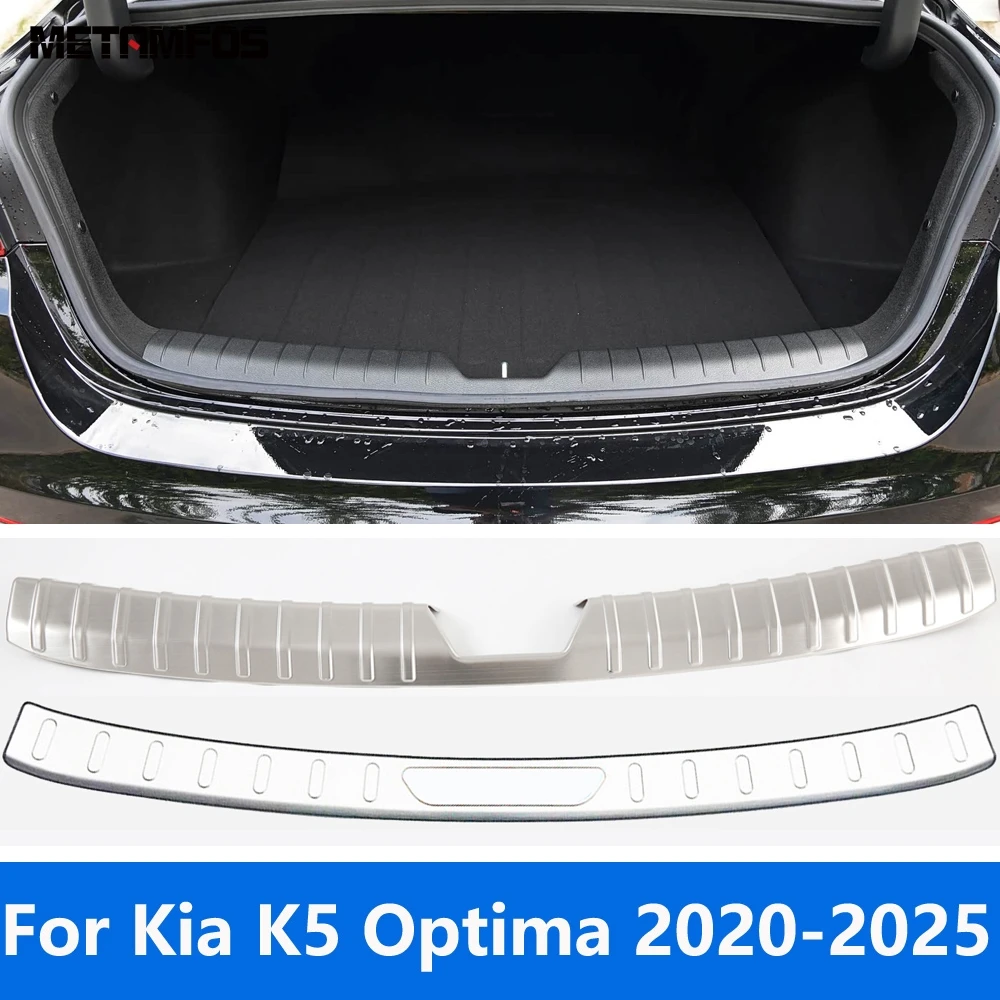 

Для Kia K5 Optima DL3 2020-2024 2025 задний бампер багажника, накладка на порог багажника, защитная пластина, аксессуары для стайлинга автомобилей