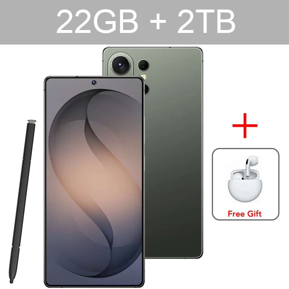 Nieuwe 14T Pro Originele Smartphone 7.3inch 4G 5G Dual Sim-kaart Mobiele Telefoon 8000mAh Android Mobiele telefoons Global Versie Mobiele Telefoons
