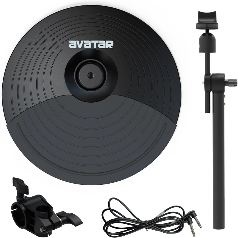 10 นิ้ว Avatar Dual Zone Universal ขยาย Cymbal พร้อม Choke สําหรับ Avatar กลองอิเล็กทรอนิกส์ชุดและ precussion Pad PD705 PD708