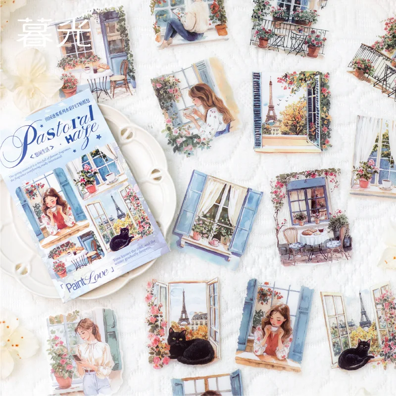 

30pcs/1lot Kawaii Stationery Stickers Rural Mist Diary Decorative Stickers Scrapbooking Craft Stickers