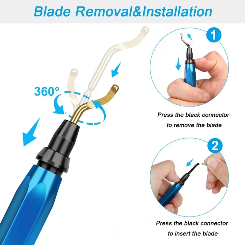 Deburring Tool Manual Deburring With Replacement Blades