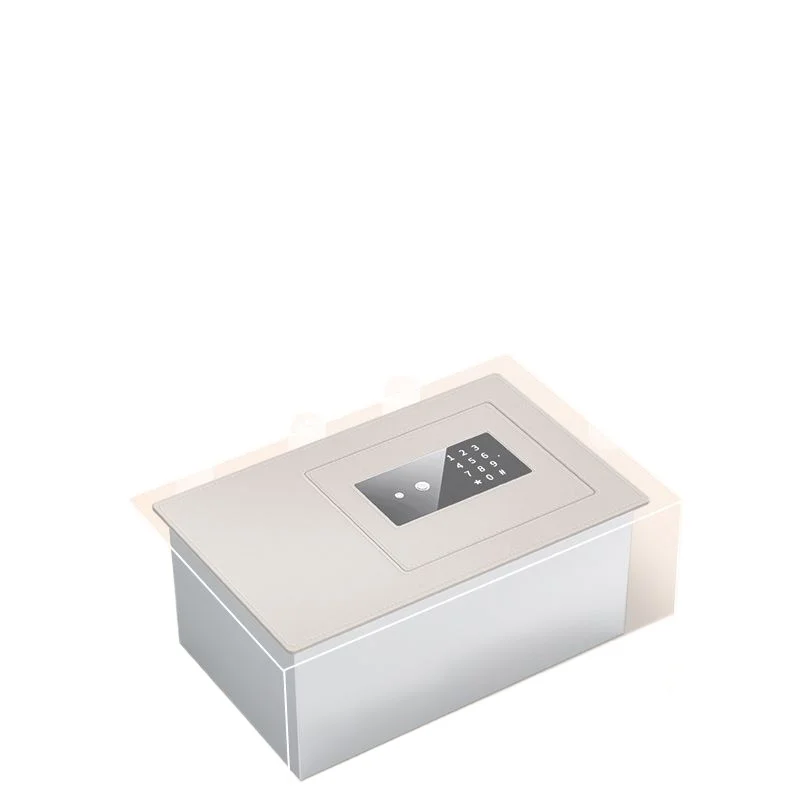 Household small safe, flip-up password fingerprint anti-theft safe