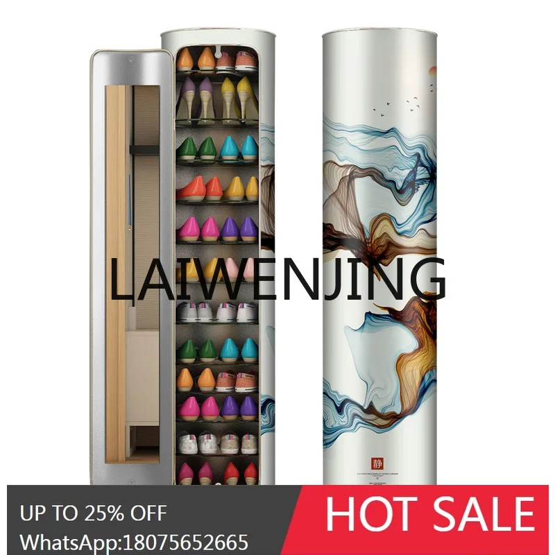 

RWJ Rotating Locker Multi-Function Shoe Cabinet Entrance Cabinet Large Capacity