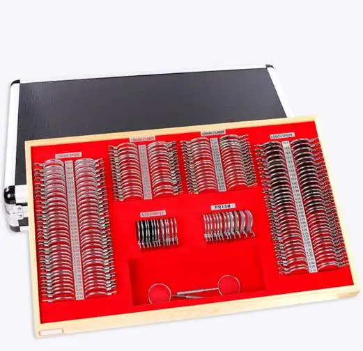 2026 New Manual Ophthalmic Optometry Equipment Plastic Trial Lens Set