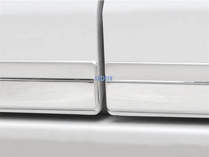 Car Style Side Door Skirt Edge Body Trim With logo Protector Decoration Accessories Exterior Sticker For Toyota Sienna 2011-2020